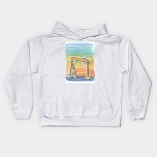 Belfast Crane Kids Hoodie